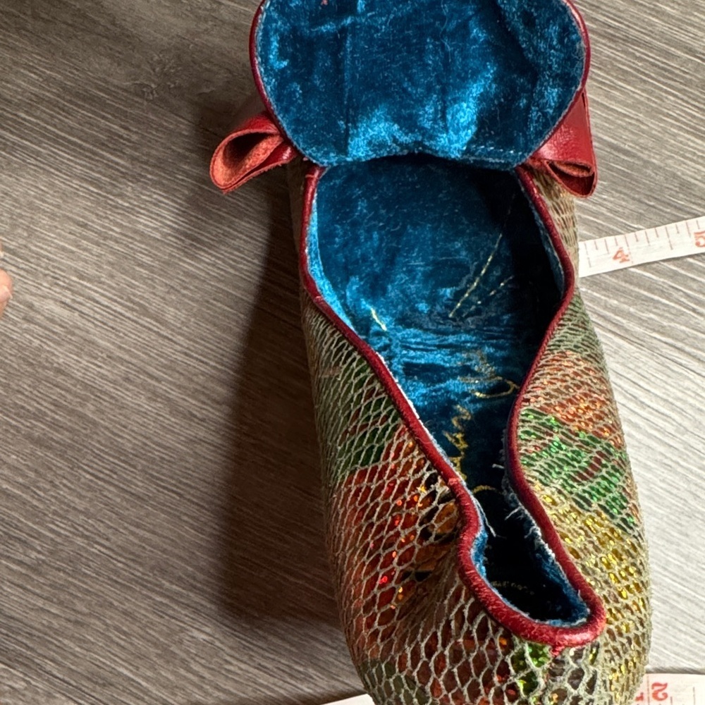 Irregular Choice Colorful Metallic Bow-Accent Pumps - Picture 9 of 10